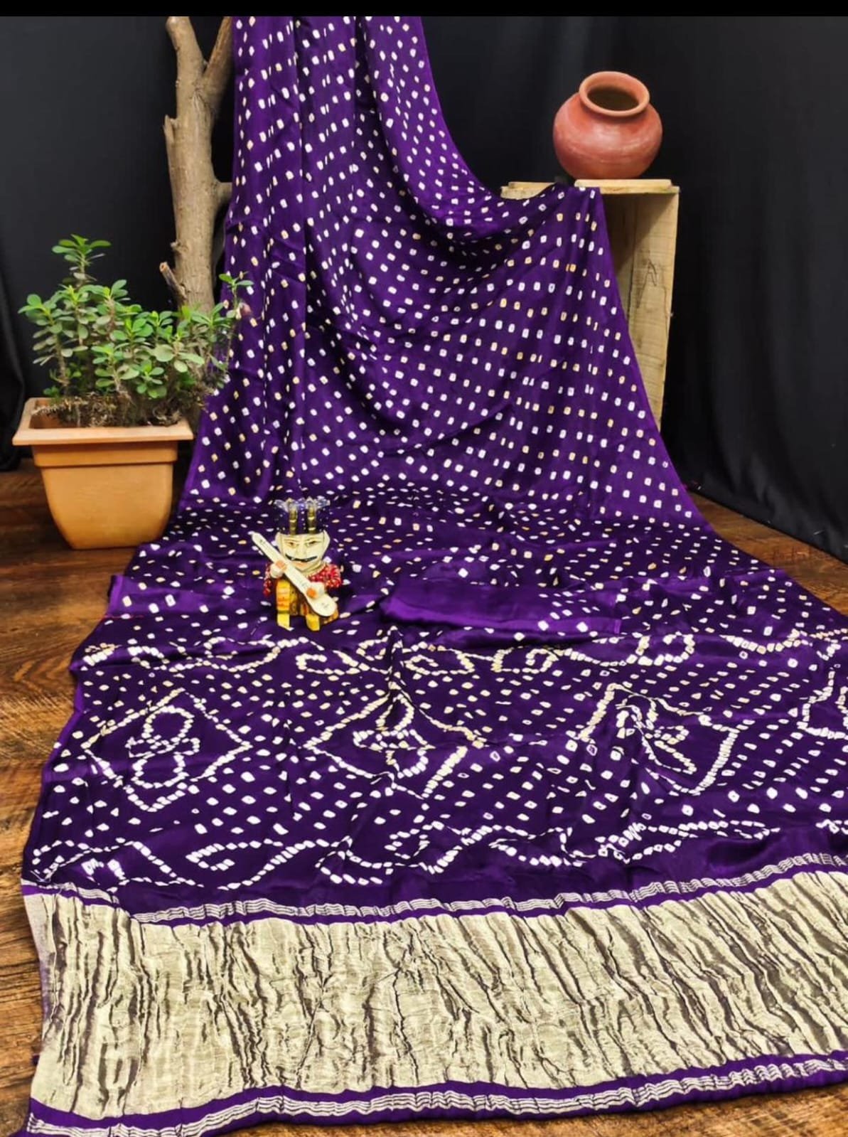 Pure Modal Gazi Silk Saree