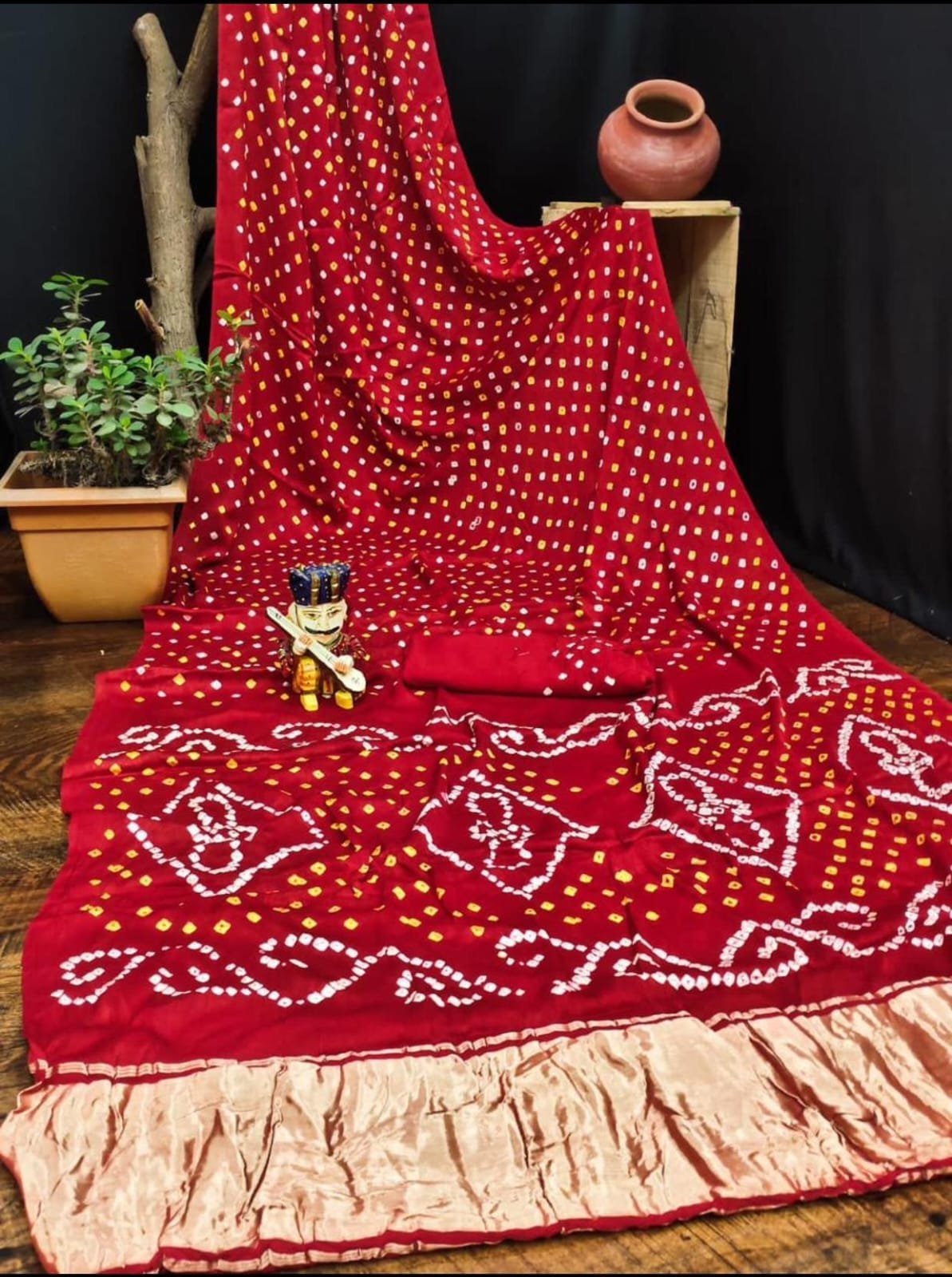 Pure Modal Gazi Silk Saree