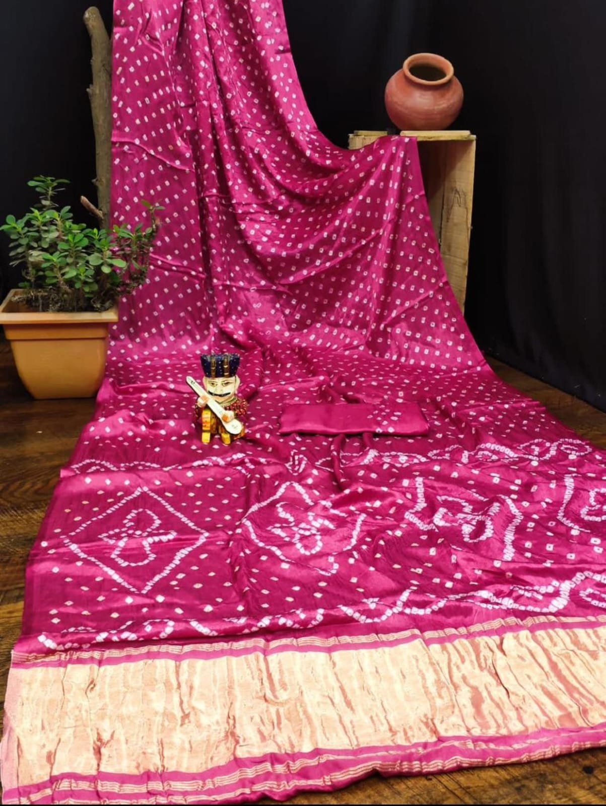 Pure Modal Gazi Silk Saree