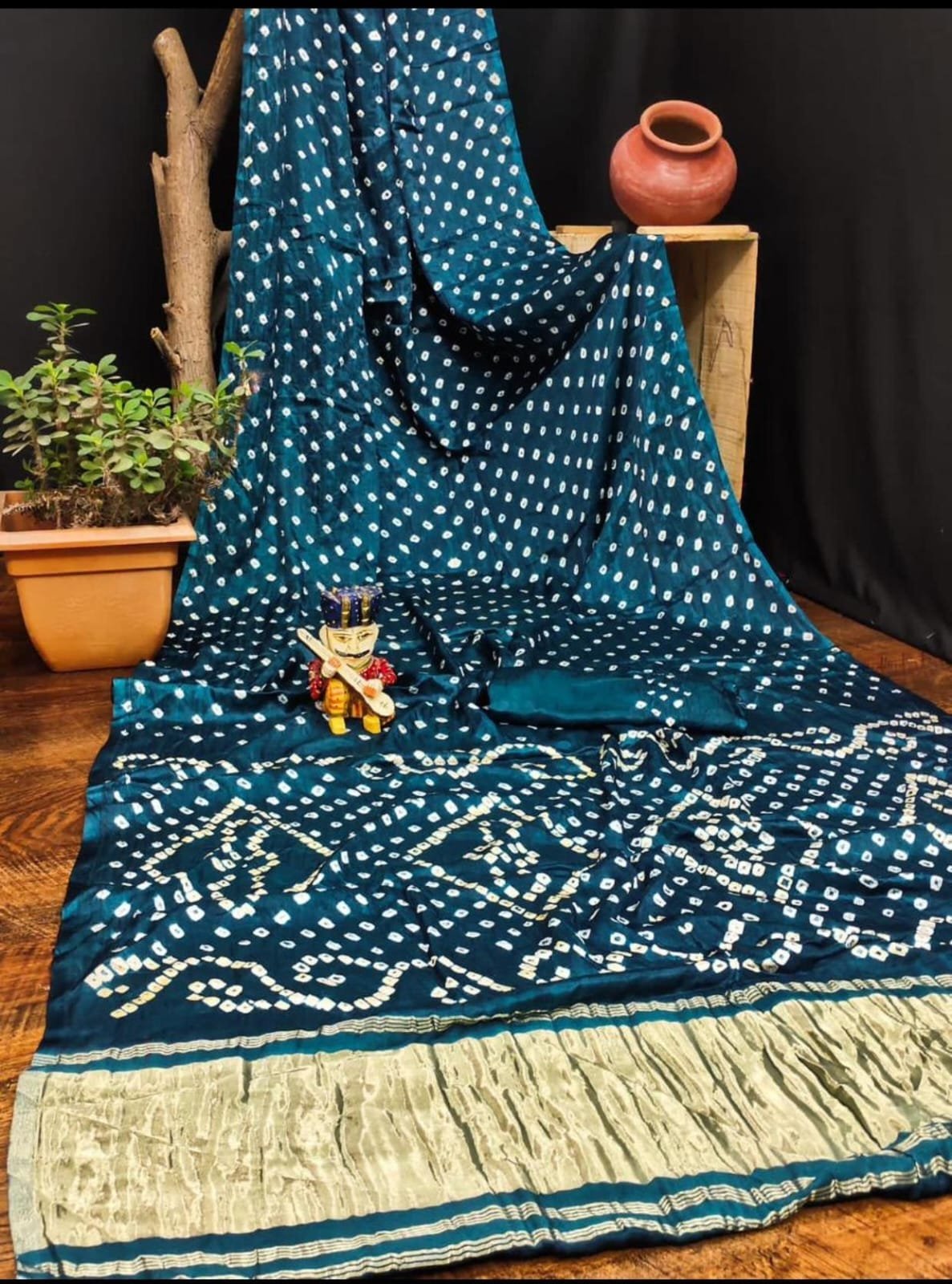 Pure Modal Gazi Silk Saree