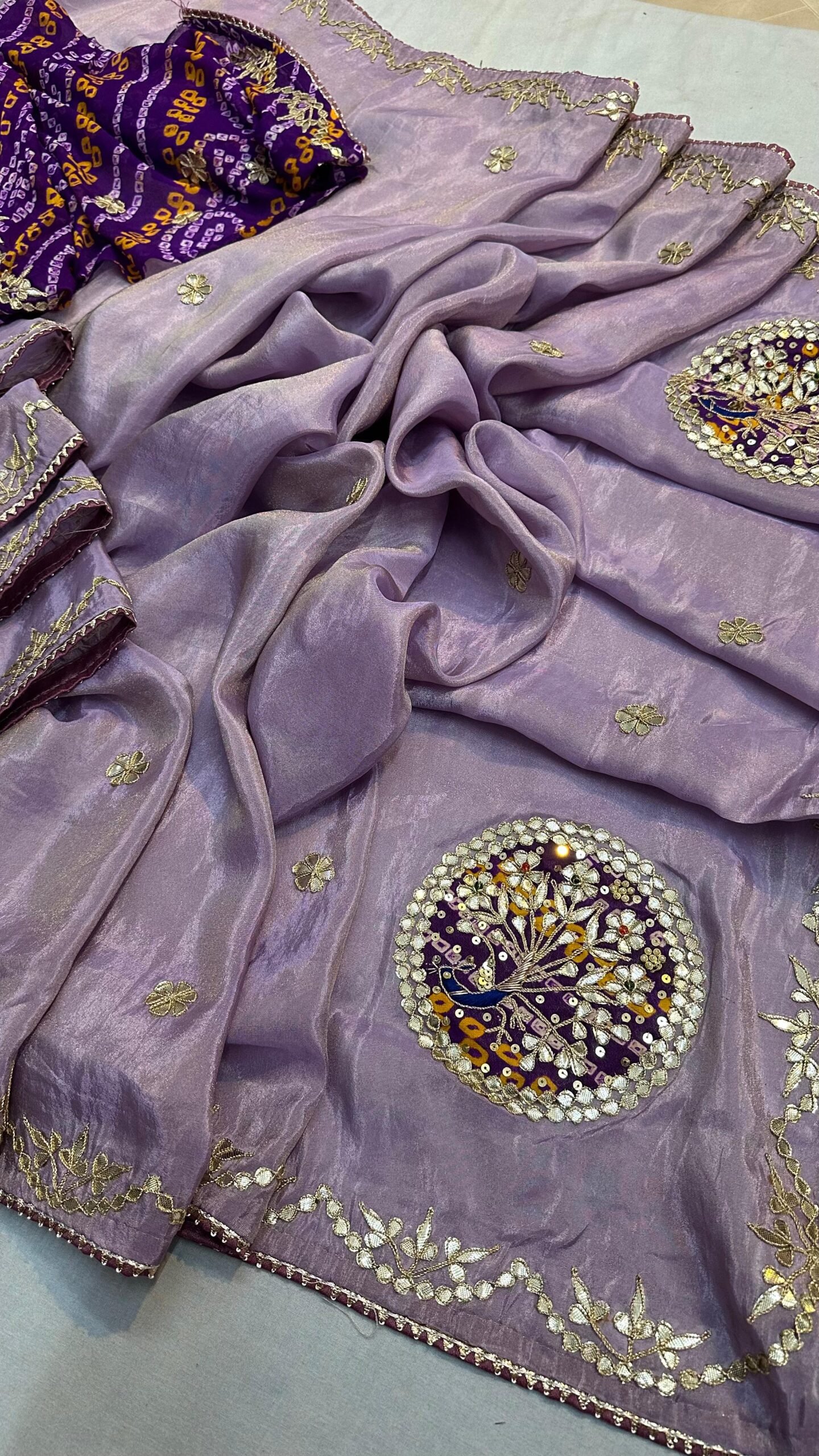 Pure Cosmos Silk Saree