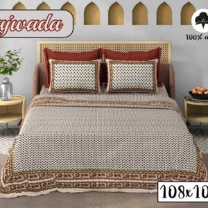 Rajwada 100% cotton bed sheets