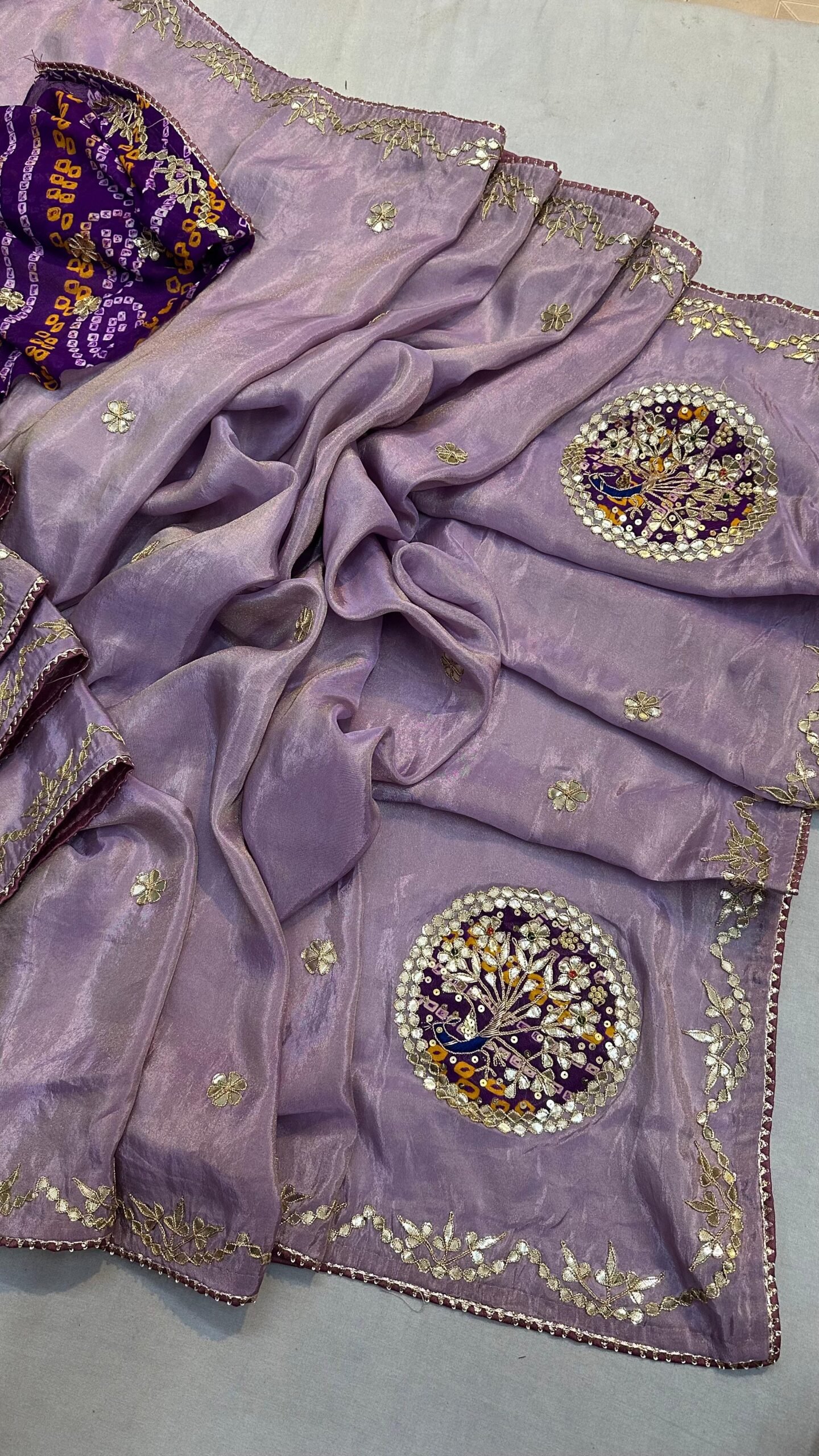 Pure Cosmos Silk Saree